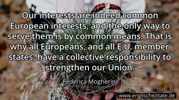 Englisches Zitat von Federica Mogherini als Bild