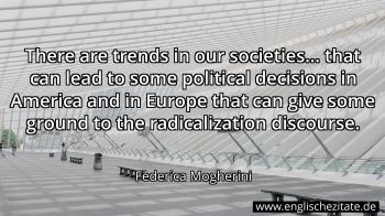 Englisches Zitat von Federica Mogherini als Bild