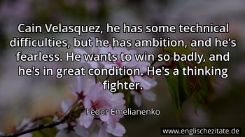 Englisches Zitat von Fedor Emelianenko als Bild