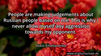 Englisches Zitat von Fedor Emelianenko als Bild