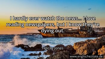 Englisches Zitat von Felicity Jones als Bild
