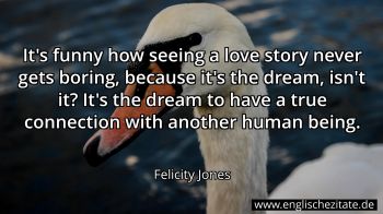 Englisches Zitat von Felicity Jones als Bild