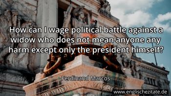 Englisches Zitat von Ferdinand Marcos als Bild