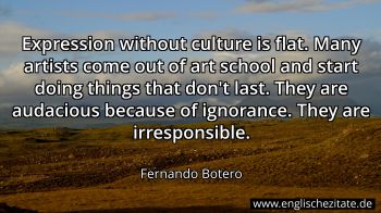 Englisches Zitat von Fernando Botero als Bild