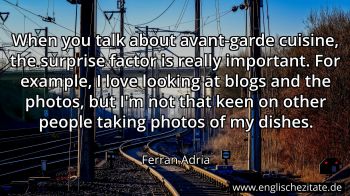 Englisches Zitat von Ferran Adria als Bild