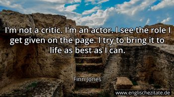 Englisches Zitat von Finn Jones als Bild