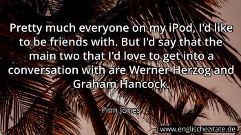Englisches Zitat von Finn Jones als Bild