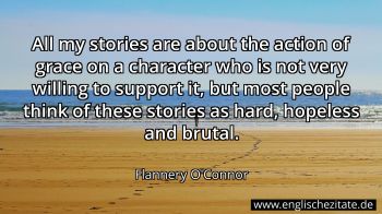 Englisches Zitat von Flannery O'Connor als Bild