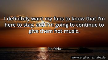 Englisches Zitat von Flo Rida als Bild