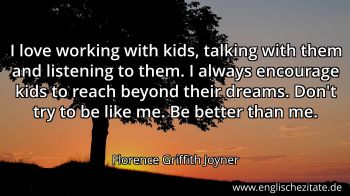 Englisches Zitat von Florence Griffith Joyner als Bild