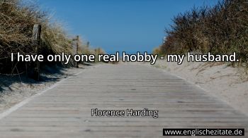 Englisches Zitat von Florence Harding als Bild