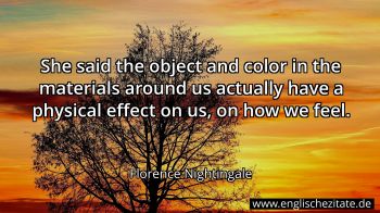 Englisches Zitat von Florence Nightingale als Bild