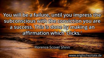 Englisches Zitat von Florence Scovel Shinn als Bild