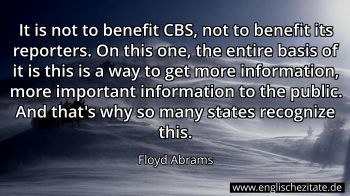 Englisches Zitat von Floyd Abrams als Bild