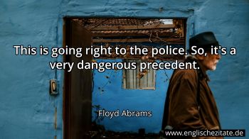 Englisches Zitat von Floyd Abrams als Bild