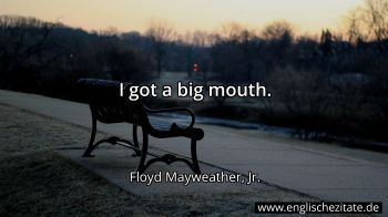 Englisches Zitat von Floyd Mayweather, Jr. als Bild