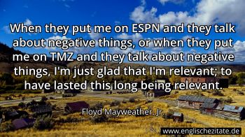Englisches Zitat von Floyd Mayweather, Jr. als Bild