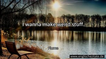 Englisches Zitat von Flume als Bild