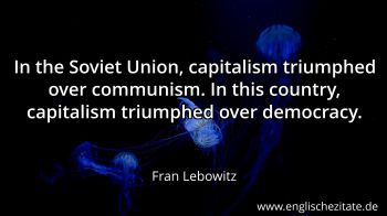 Englisches Zitat von Fran Lebowitz als Bild