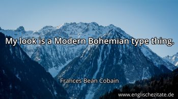 Englisches Zitat von Frances Bean Cobain als Bild