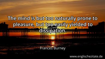 Englisches Zitat von Frances Burney als Bild