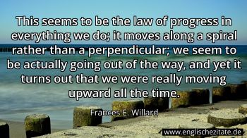 Englisches Zitat von Frances E. Willard als Bild