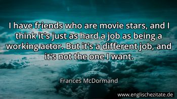 Englisches Zitat von Frances McDormand als Bild