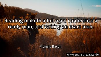 Englisches Zitat von Francis Bacon als Bild