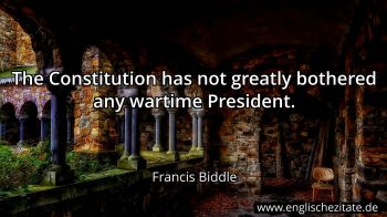 Englisches Zitat von Francis Biddle als Bild