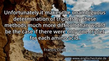 Englisches Zitat von Francis Crick als Bild