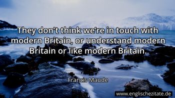 Englisches Zitat von Francis Maude als Bild