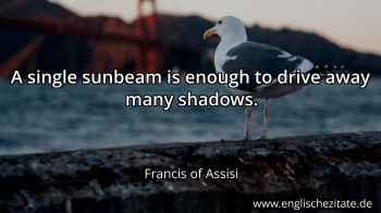 Englisches Zitat von Francis of Assisi als Bild