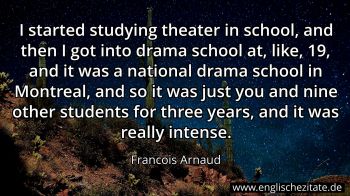 Englisches Zitat von Francois Arnaud als Bild