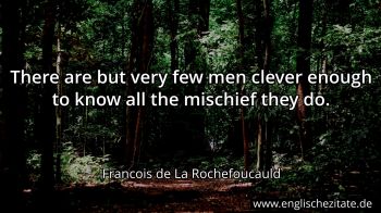 Englisches Zitat von Francois de La Rochefoucauld als Bild