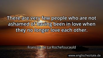 Englisches Zitat von Francois de La Rochefoucauld als Bild