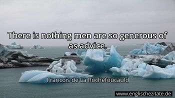 Englisches Zitat von Francois de La Rochefoucauld als Bild