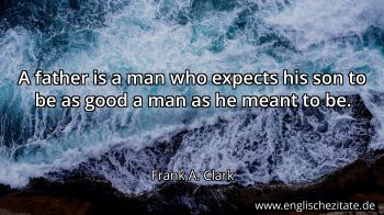 Englisches Zitat von Frank A. Clark als Bild