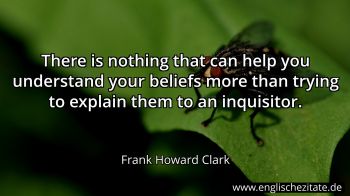 Englisches Zitat von Frank Howard Clark als Bild