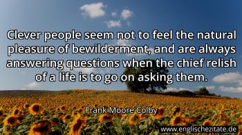Englisches Zitat von Frank Moore Colby als Bild