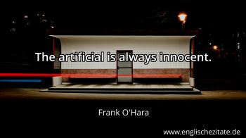 Englisches Zitat von Frank O'Hara als Bild