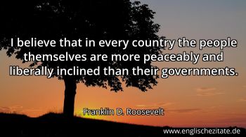 Englisches Zitat von Franklin D. Roosevelt als Bild