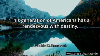 Englisches Zitat von Franklin D. Roosevelt als Bild