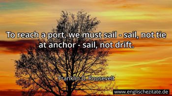 Englisches Zitat von Franklin D. Roosevelt als Bild