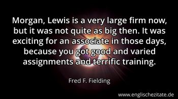 Englisches Zitat von Fred F. Fielding als Bild