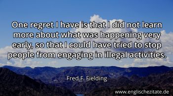 Englisches Zitat von Fred F. Fielding als Bild
