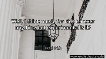 Englisches Zitat von Fred Frith als Bild
