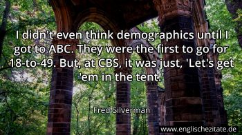 Englisches Zitat von Fred Silverman als Bild