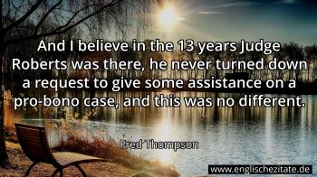 Englisches Zitat von Fred Thompson als Bild