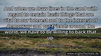 Englisches Zitat von Fred Thompson als Bild