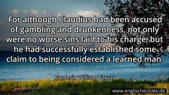 Englisches Zitat von Frederic William Farrar als Bild